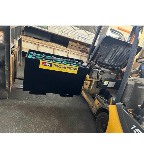 Ắc quy xe nâng điện 3K VFP6A - Công suất 48V 420Ah - Lắp xe nâng điện ngồi lái Komatsu FB15-12 tại CTCP chế biến nông sản thực phẩm Tân Hương (Hải Dương)